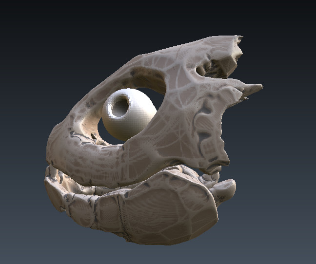 Bondy Lizard or fish skull from Ghostblade's Terrachnid trophy room