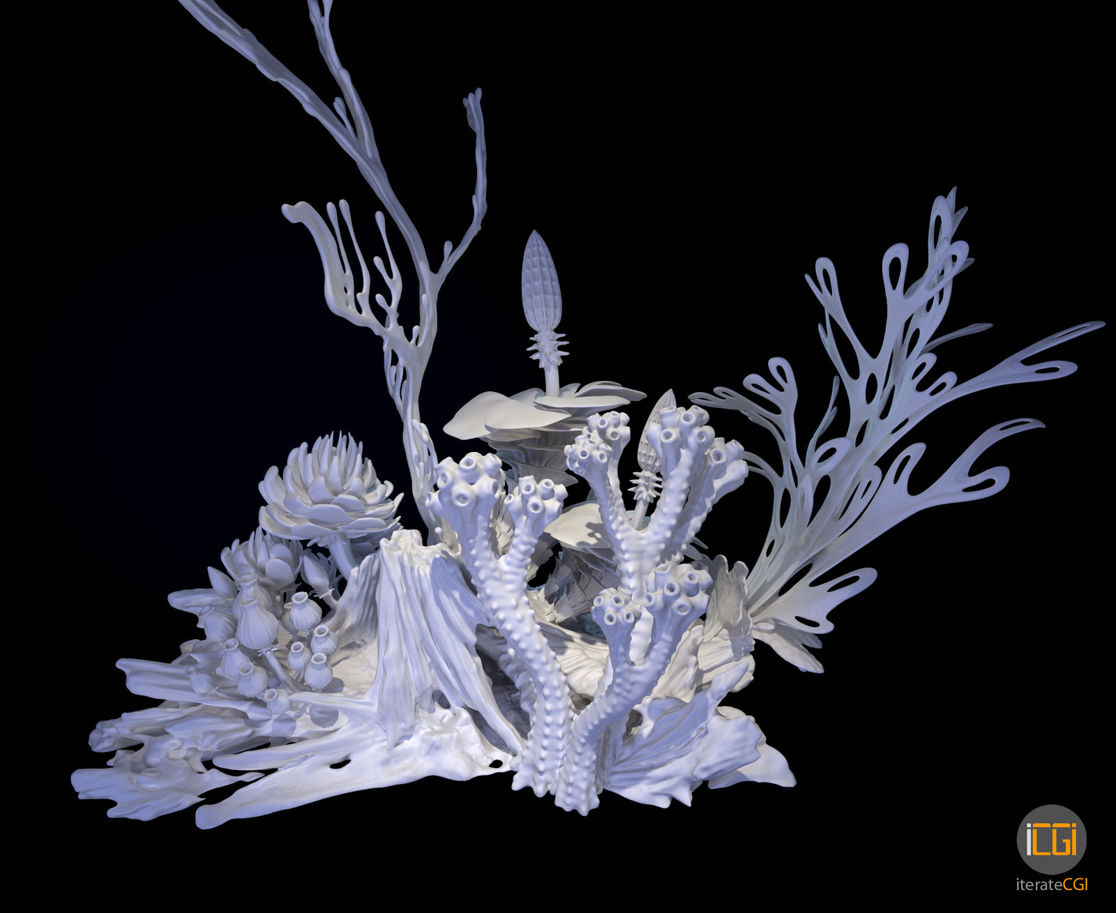 Alien plant collection 3D Print model