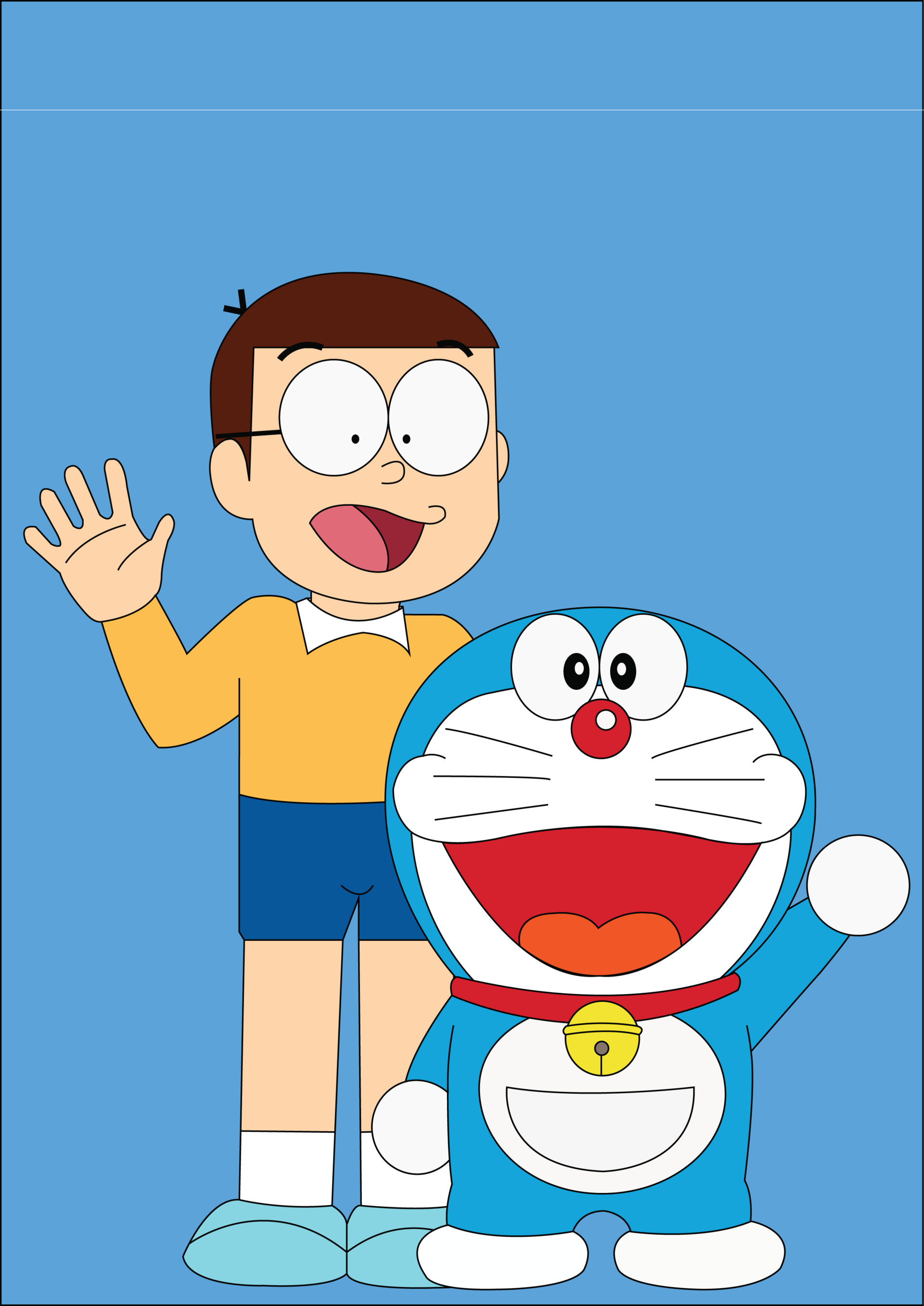 Foto Doraemon  Semburat Warna 