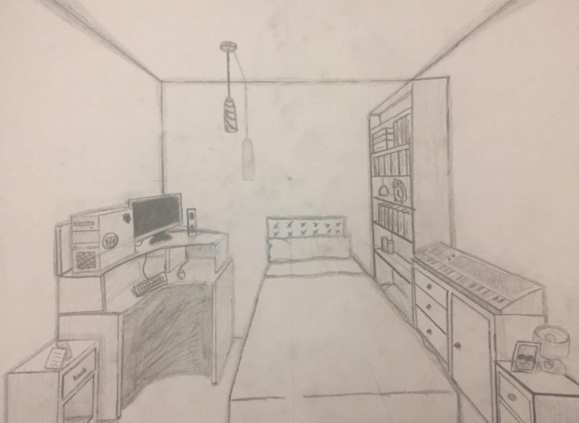 Artstation Perspective Work Drawn With Pencil Stephen Pilcher