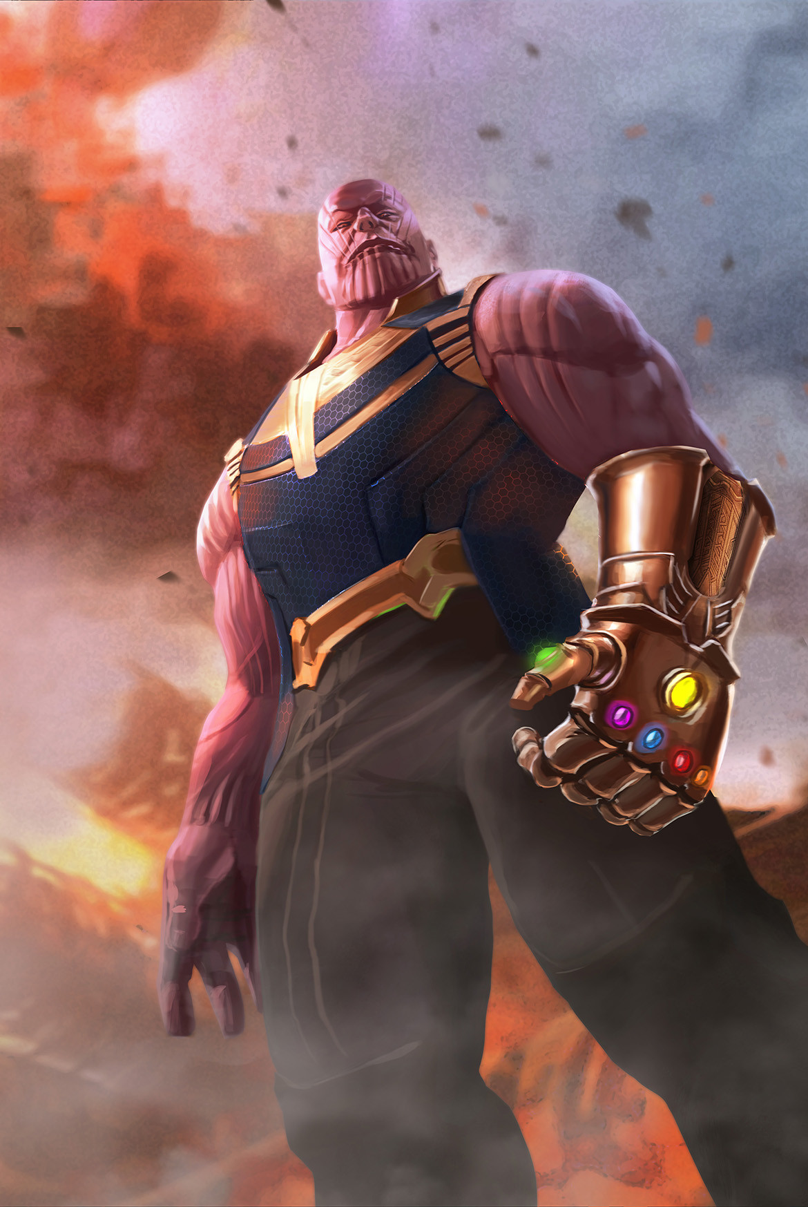 ArtStation Thanos Infinity War, Fernando Granea