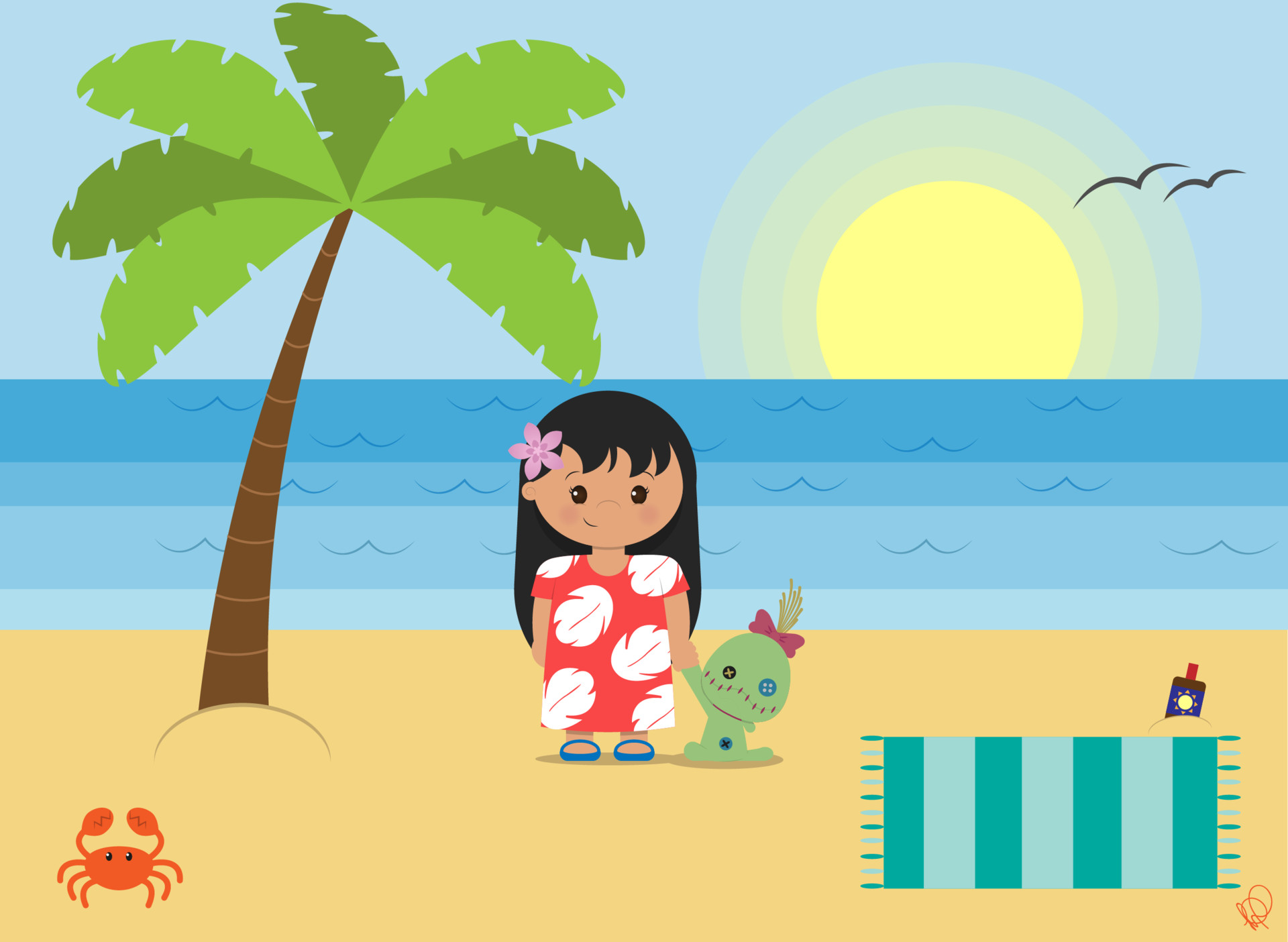 lilo and her doll