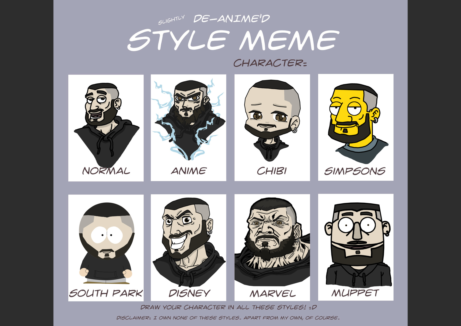 Oscar Espin De Animed Style Meme Of Me