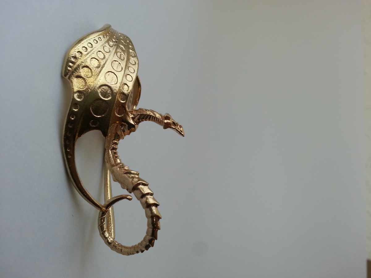 Artstation Dragon Pendant 3d Printed Kai Bracher