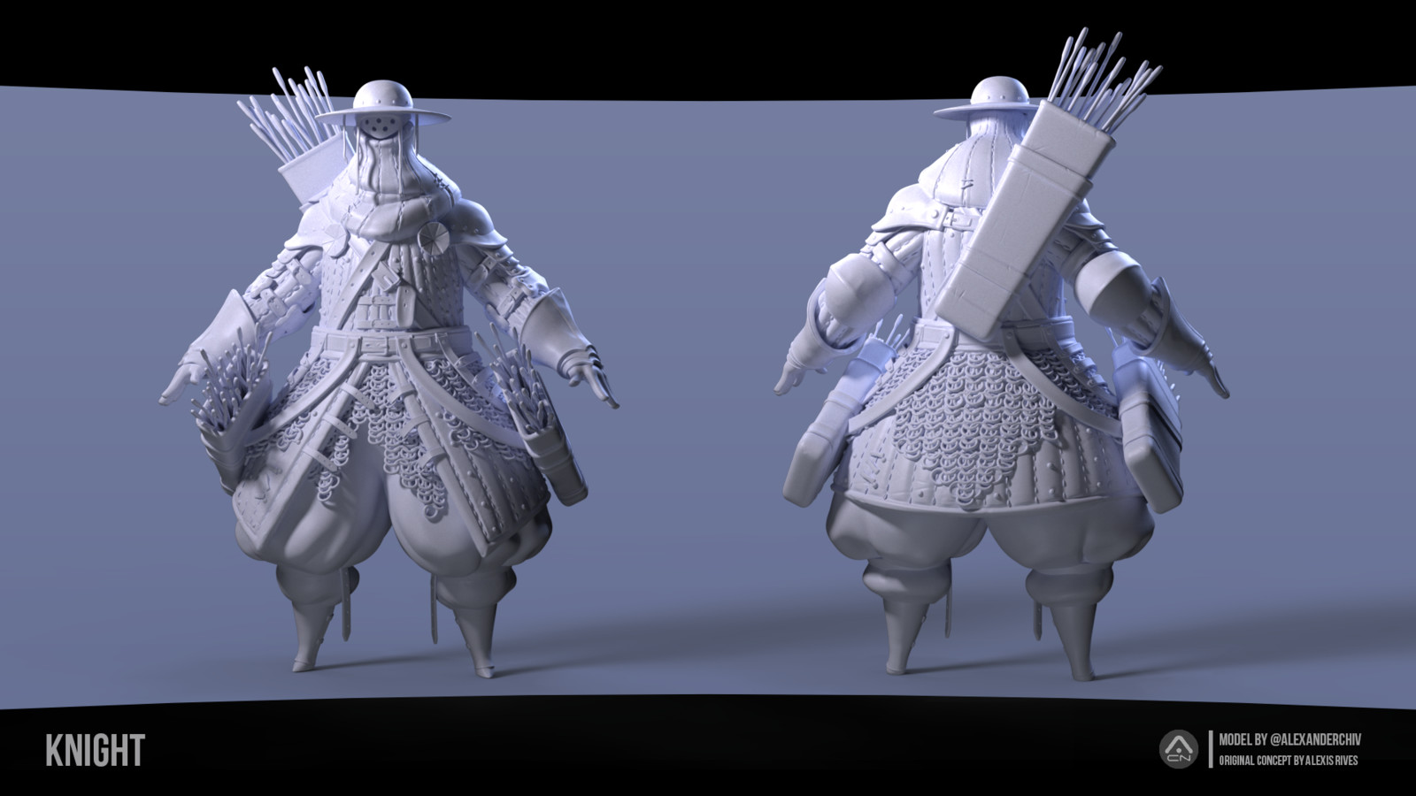 High Model Render