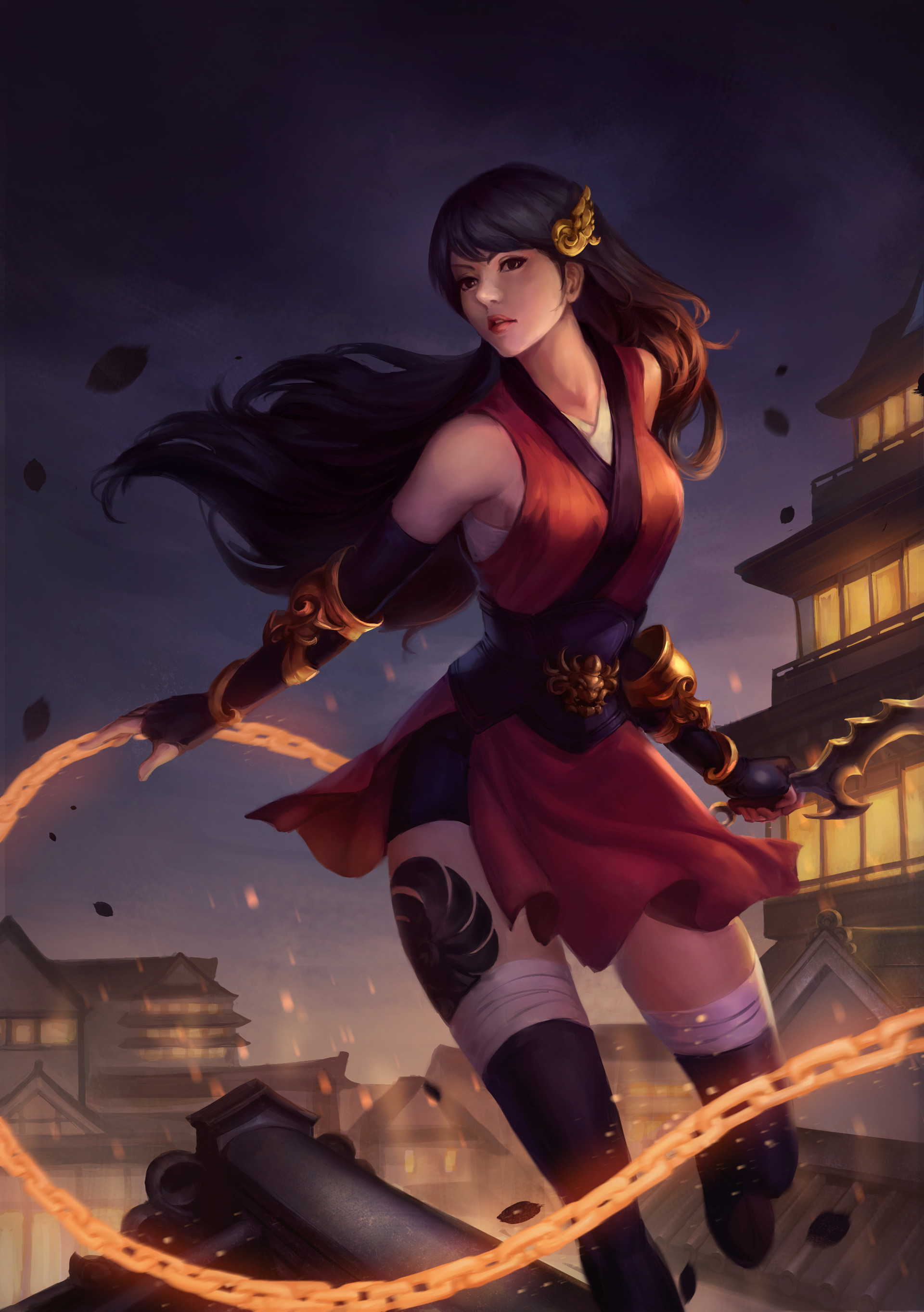 ArtStation - Ninja girl
