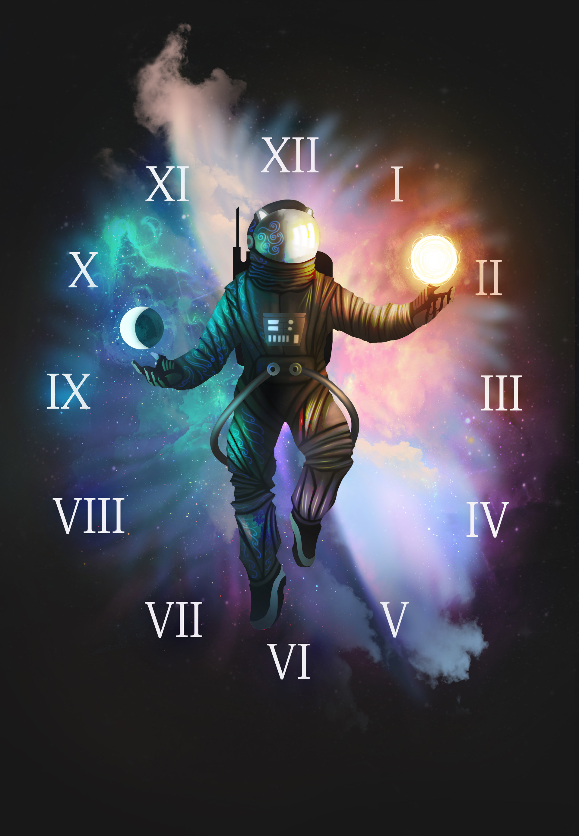 ArtStation Space Clock