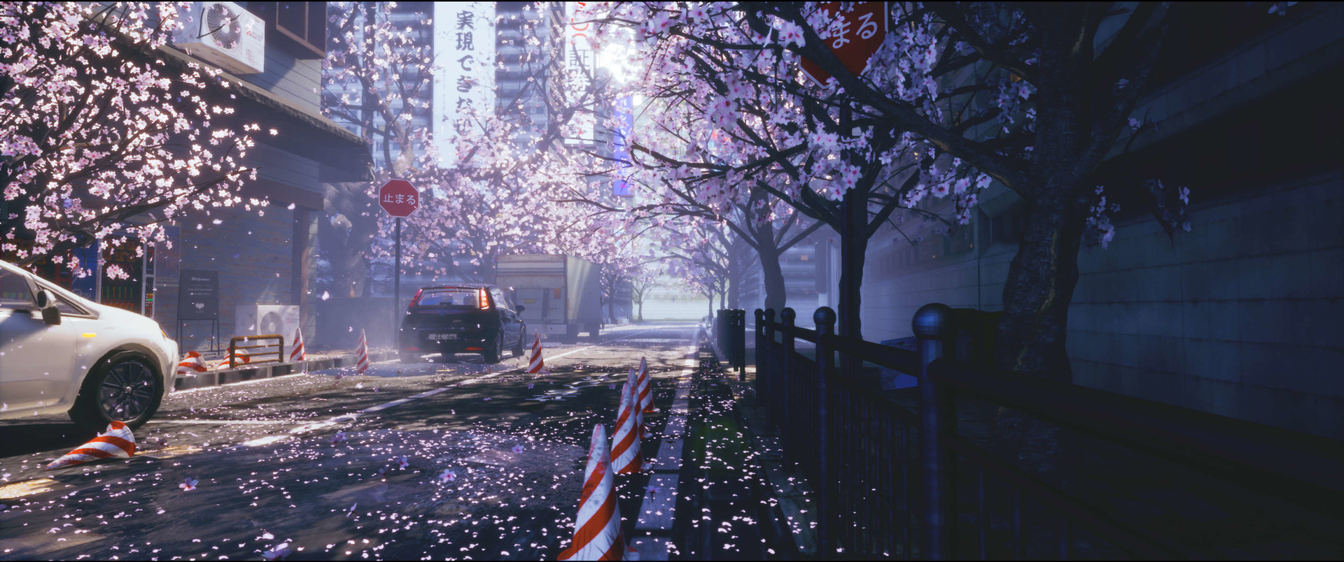 Artstation Sakura Of Street By Rengreng Hins Ll