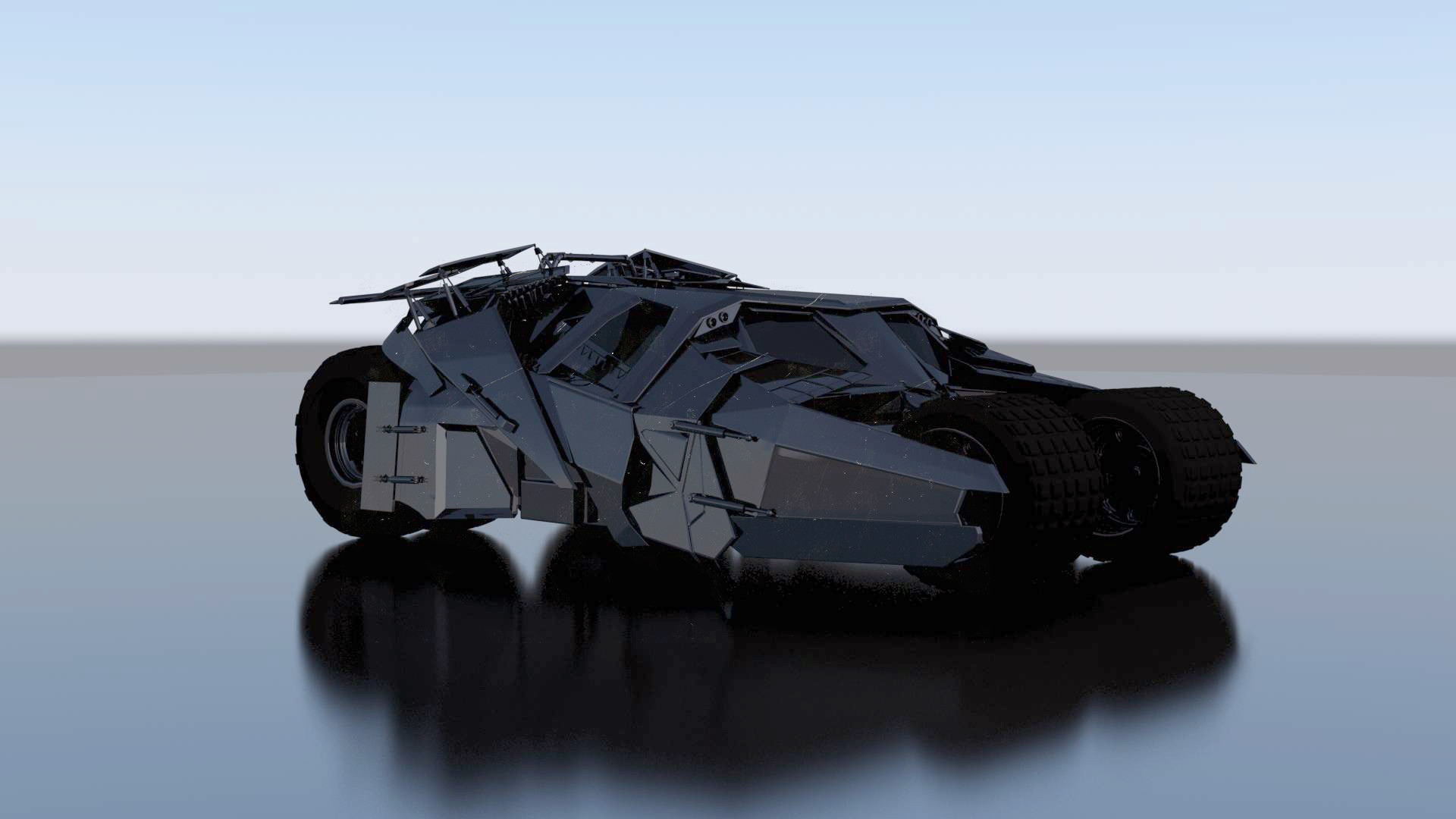 Artstation Batmobile Tumbler Batman The Dark Knight Final