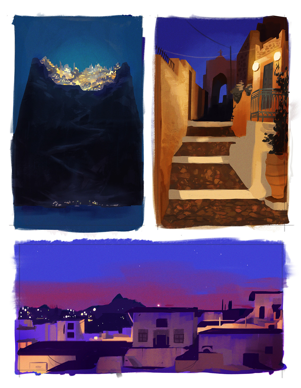 Also based off photos from a holiday in Santorini