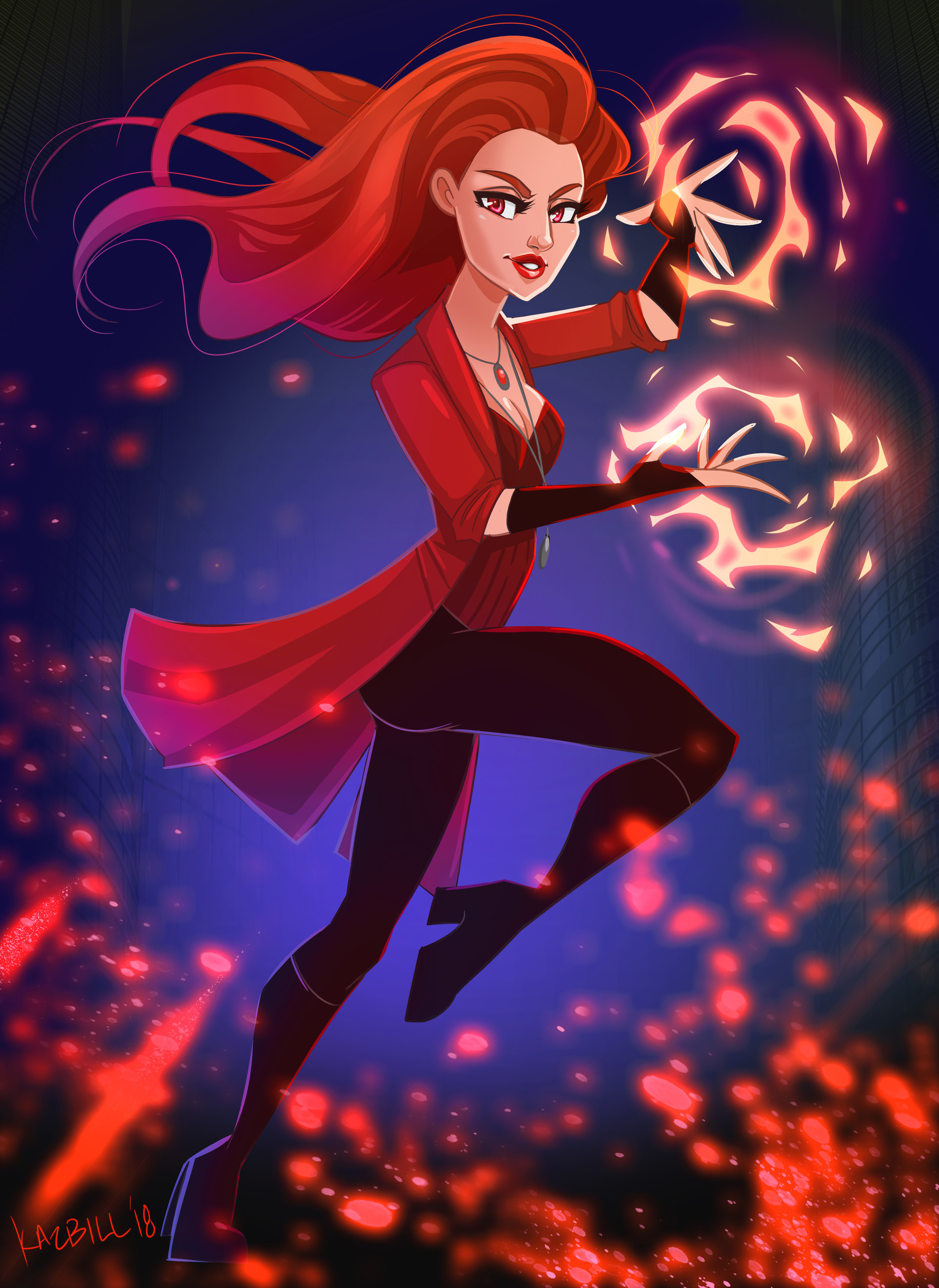 ArtStation - Scarlet Witch