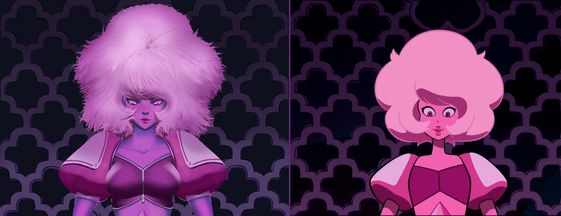 Delfox Pink Diamond - minh chứng rõ ràng cho sự huyền bí của loạt phim Steven Universe. Từ phần cách tân cho đến tính cách độc đáo của nhân vật, hình ảnh này cuốn hút và không thể bỏ qua.