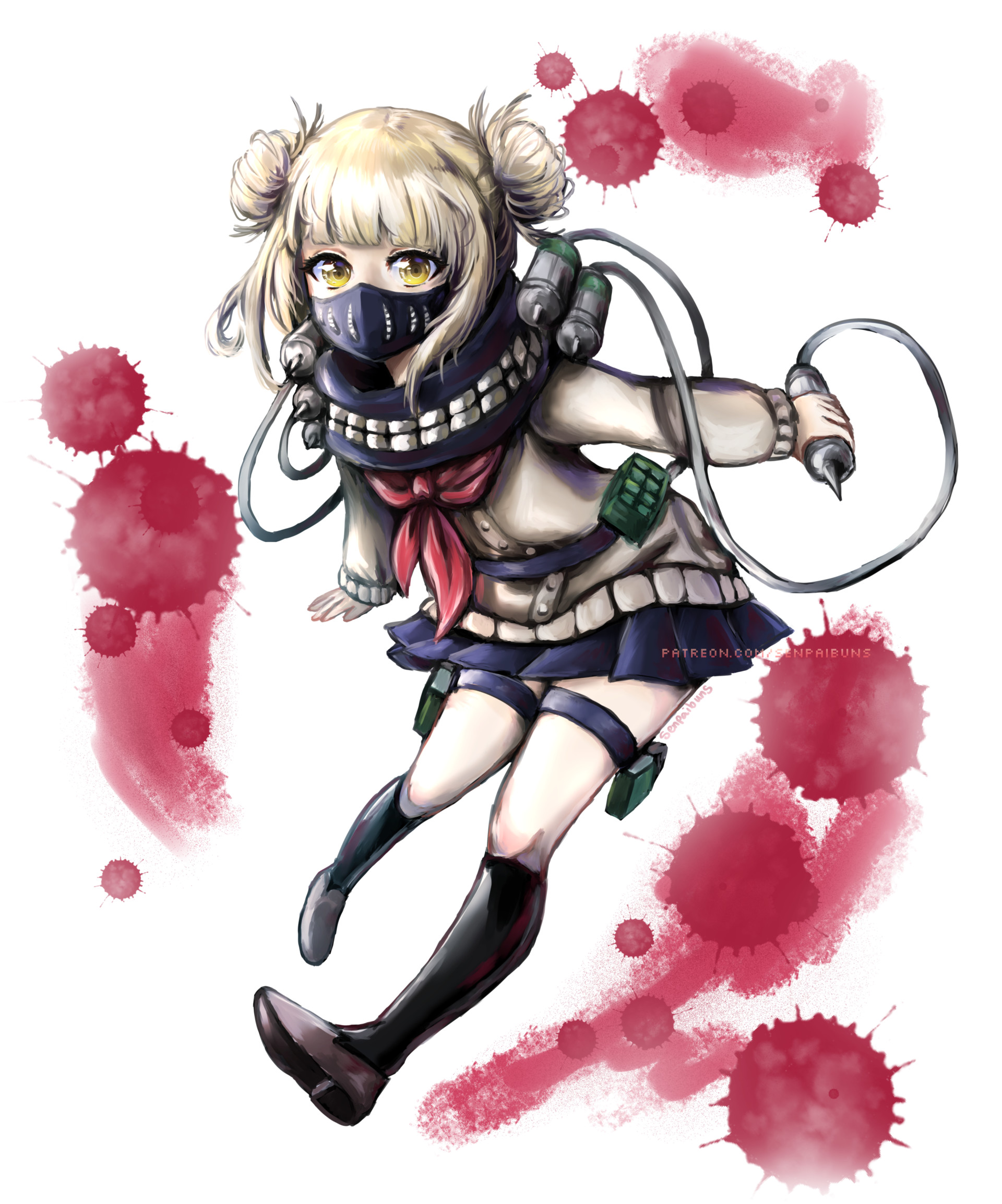 Artstation Toga Himiko Fanart Speedpaint Process In Desc Senpai Buns