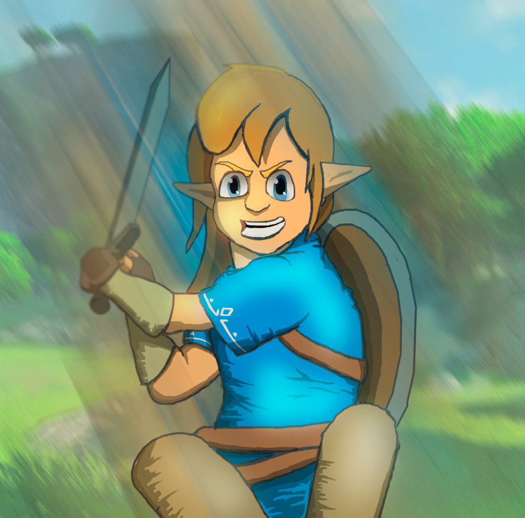 Link - Zelda BOTW Fan Art.