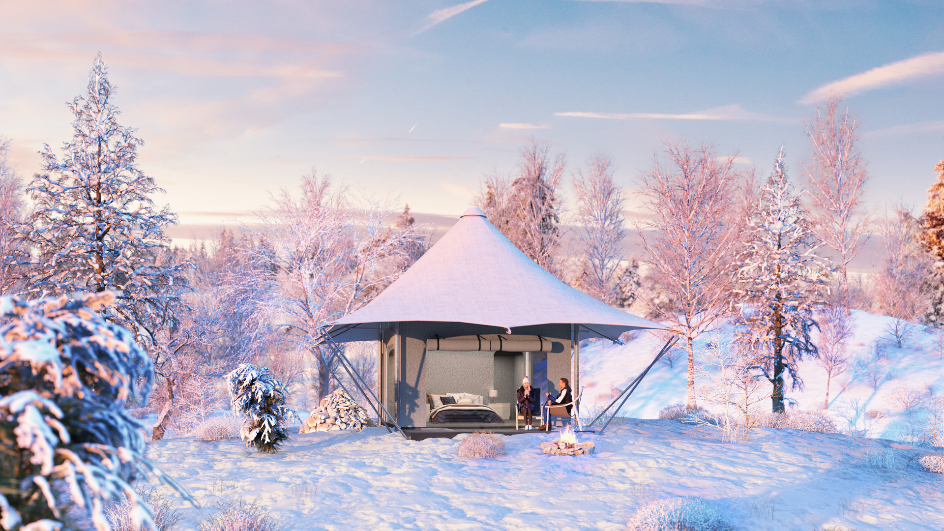 Viewport Au Eco Structures Snow Tent