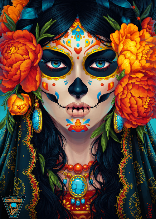 ArtStation - Commission: Day of the Dead