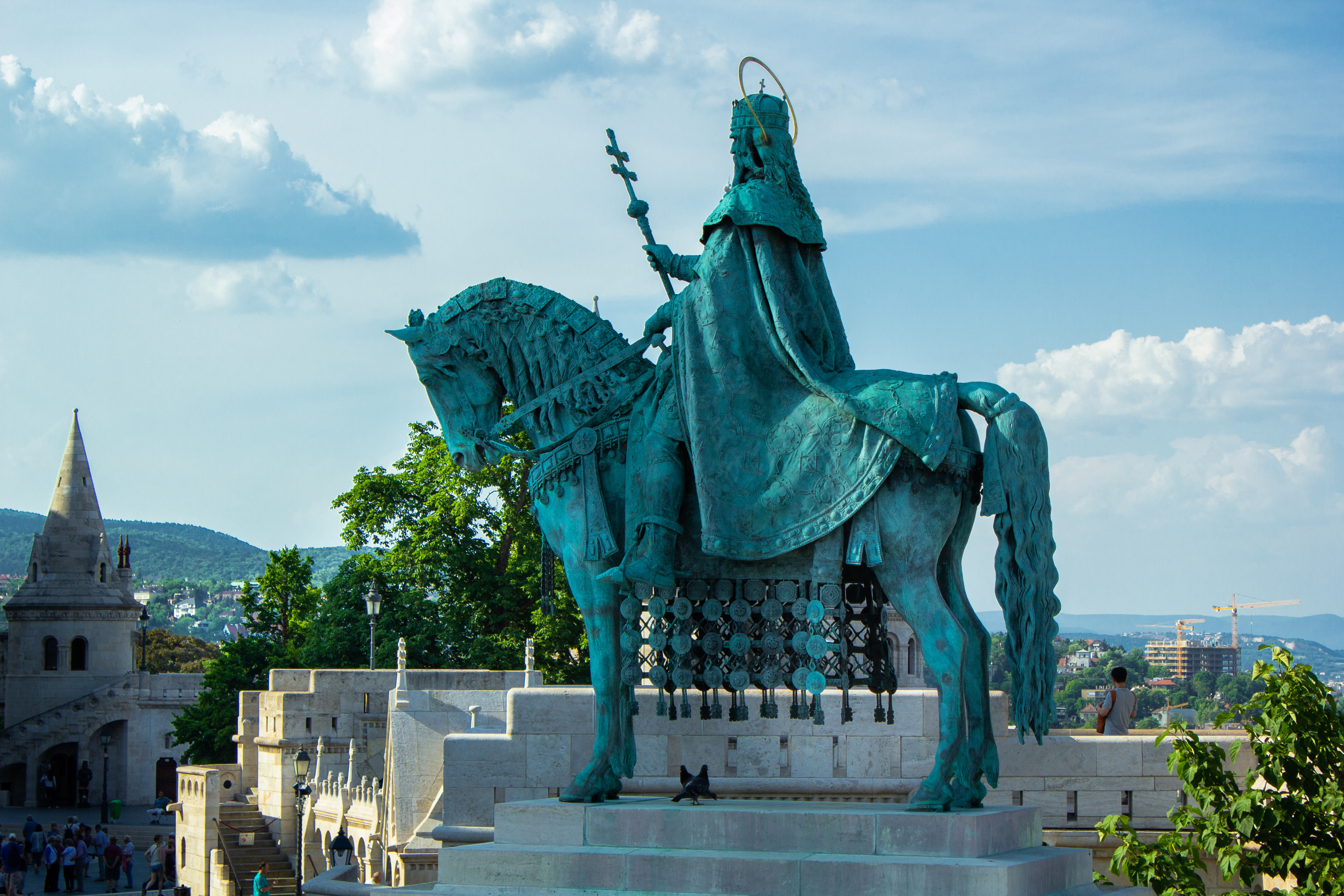 Location: Halászbástya (Fisherman's Bastion)
Statue: Szent István szobra
