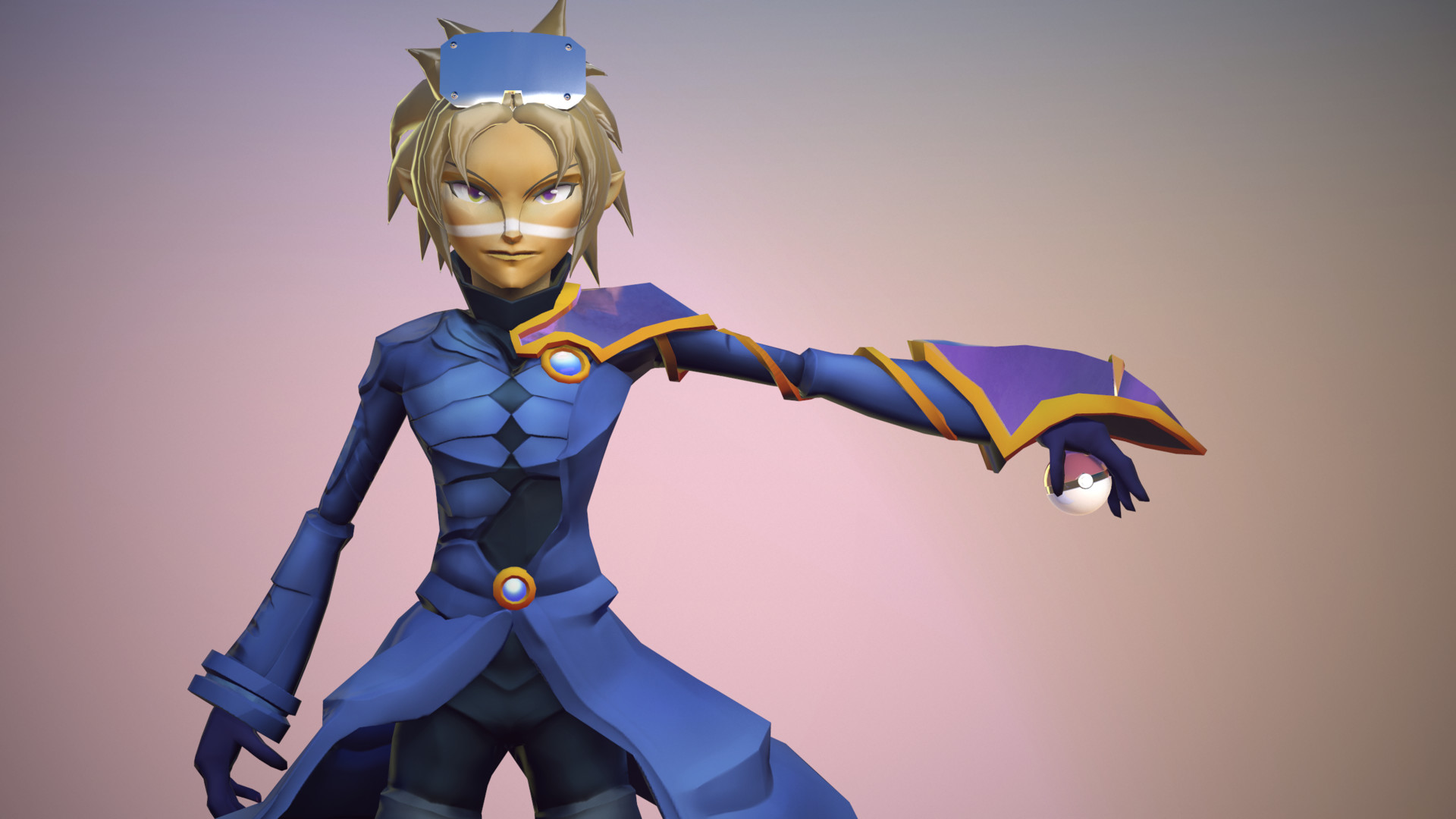 Artstation Pokemon Colosseum 3d Fanart Wes And His Pokemon Low Poly Ulyses Bain
