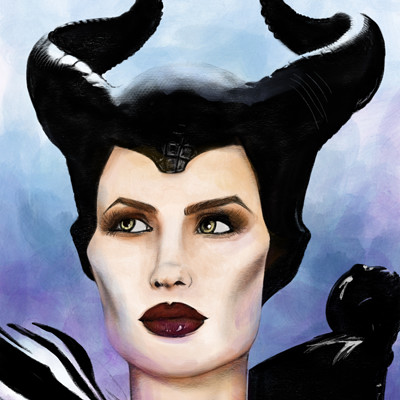 Maleficent - on the iPad Pro