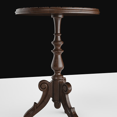 Classic round small table