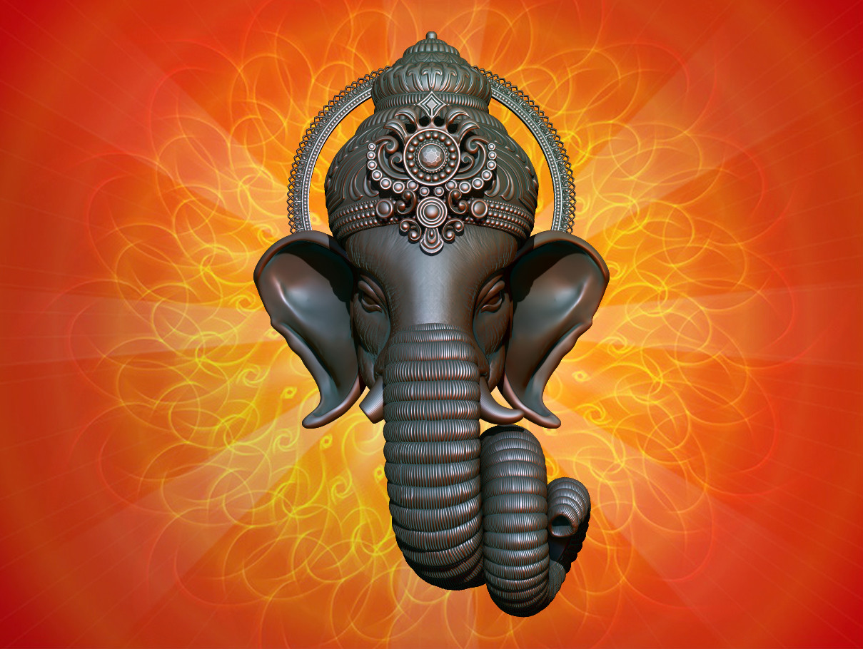Artstation Ganesha 3d Printing Work Joginder Saini