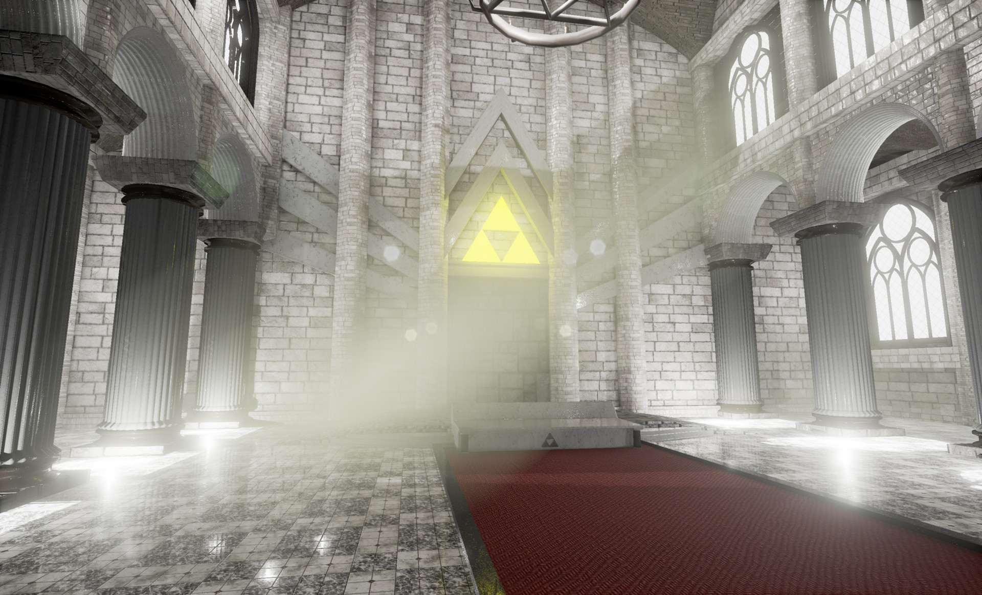 Take a look at Zelda Ocarina of Time's Temple Of Time in Unreal