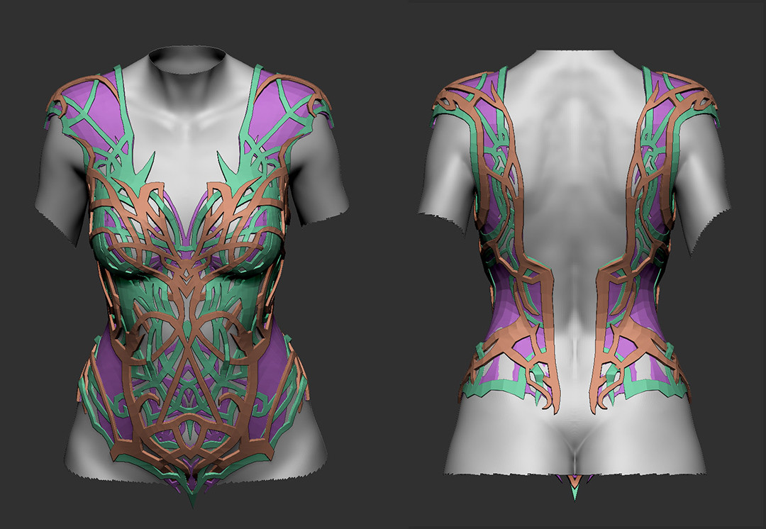vest in Zbrush