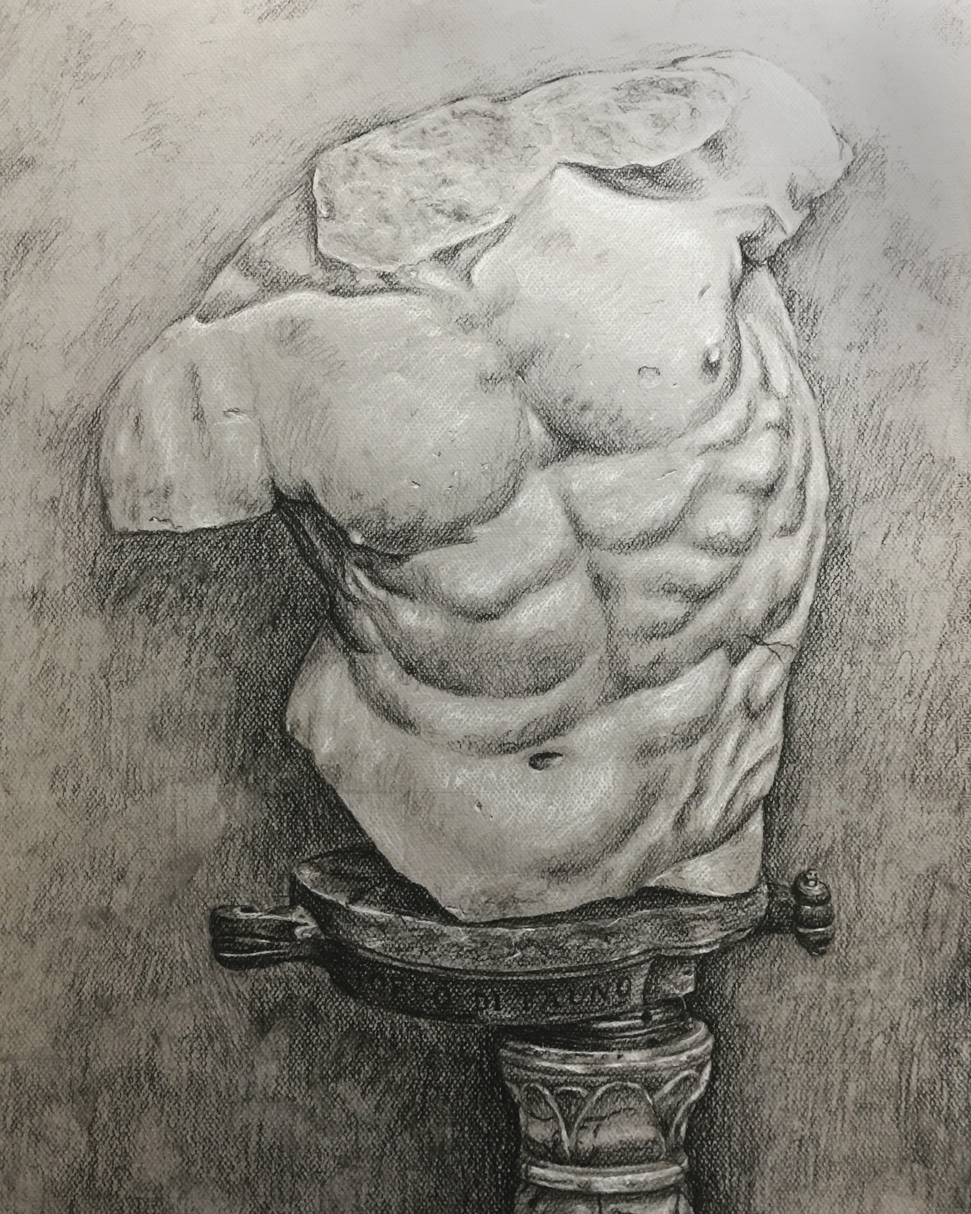Artstation - Male Torso Drawing