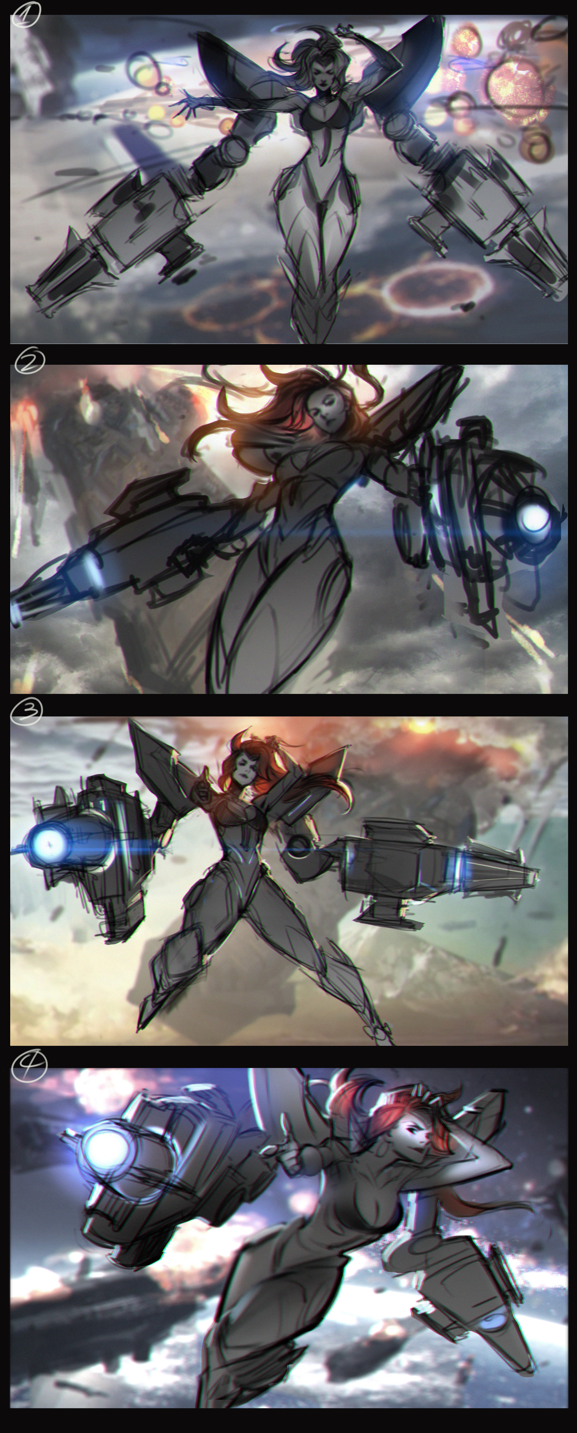 Artstation Gun Goddess Miss Fortune Splash Art For League Of Legends Chengwei Pan