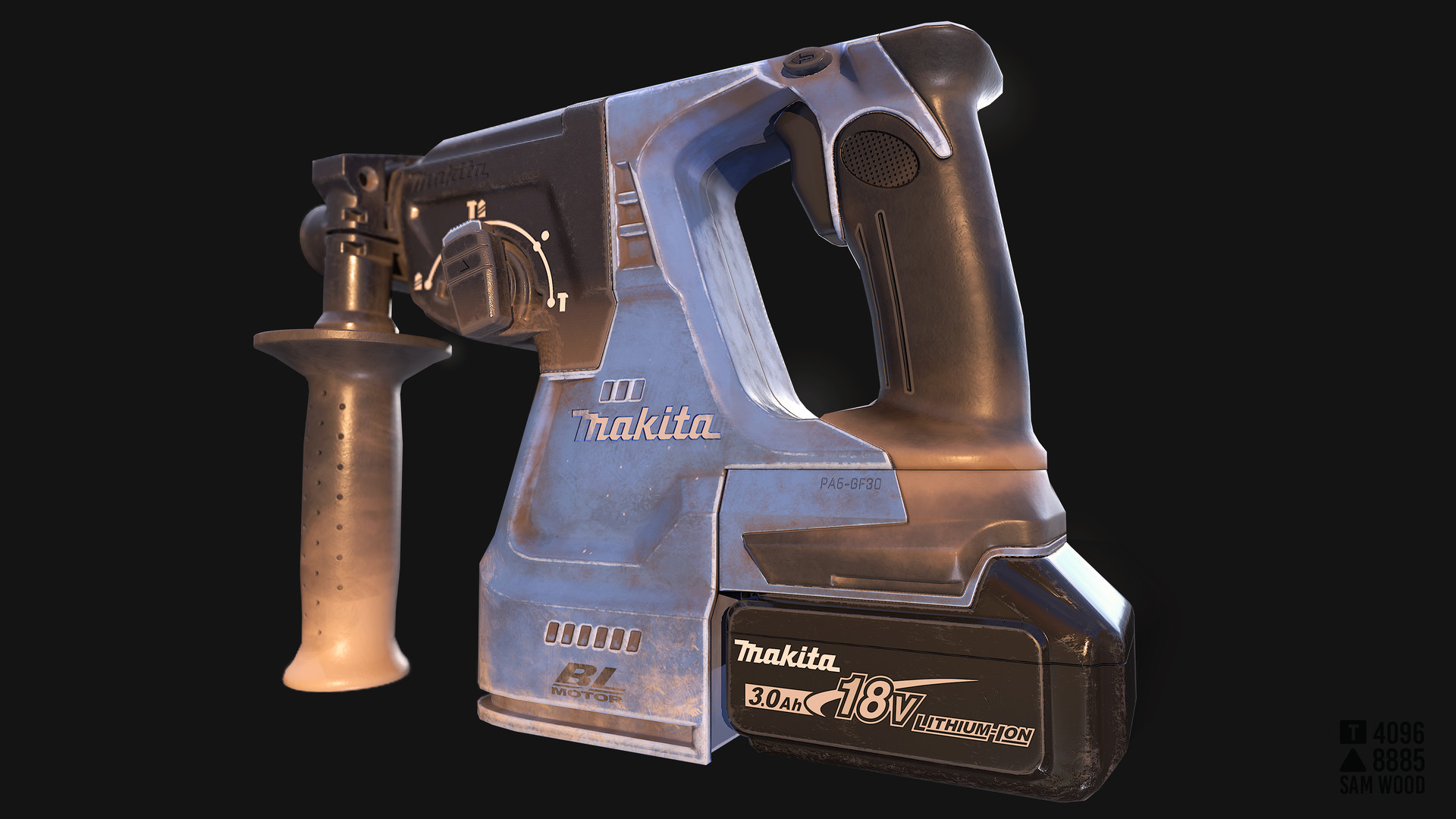 artstation makita hammer drill sam wood