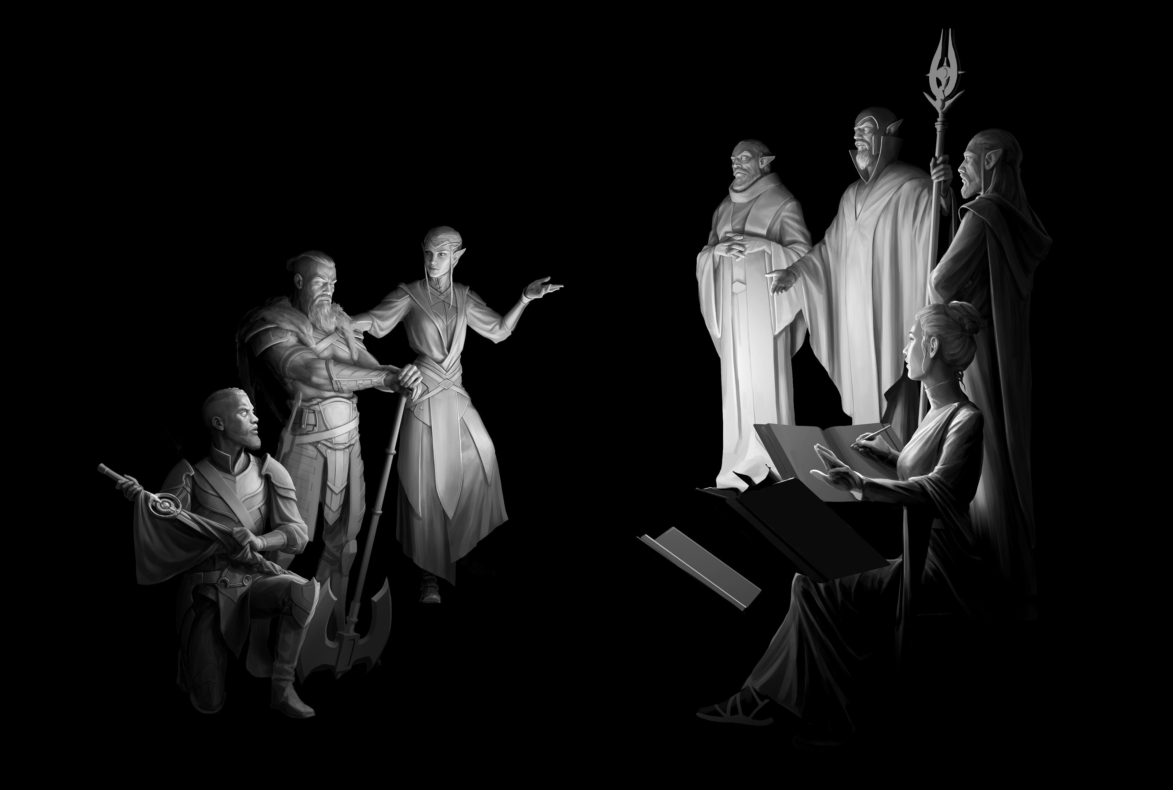Key lighting pass