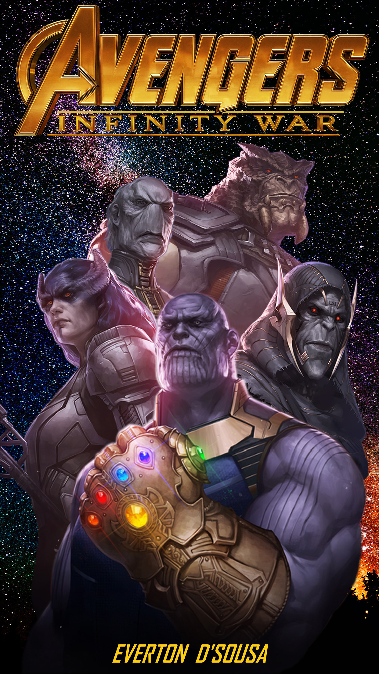 Artstation The Black Order Marvel Future Fight Inspired By