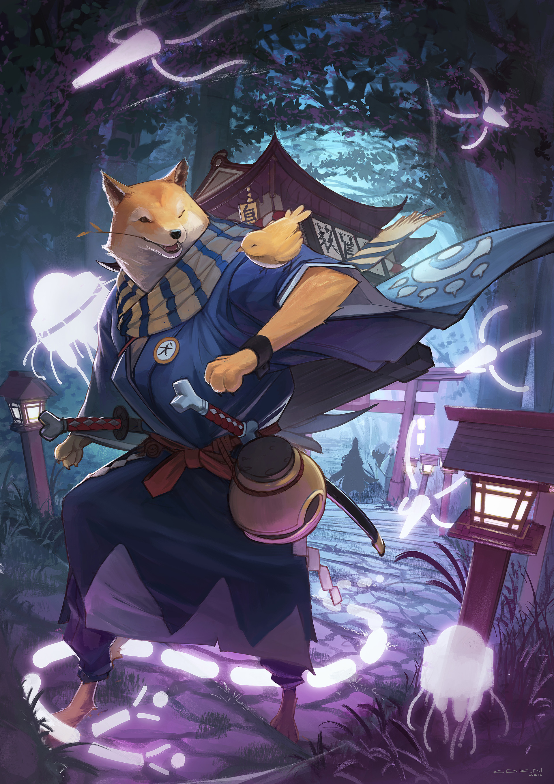 Artstation Onmyoji With Good Company Charles D K Northrup