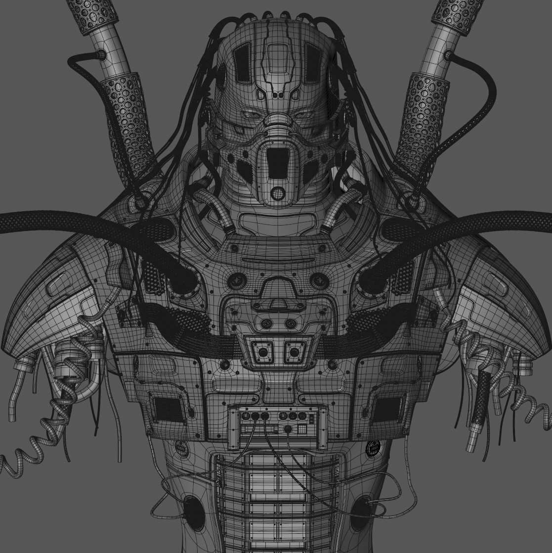 RoboPredatoroCop - Wireframe