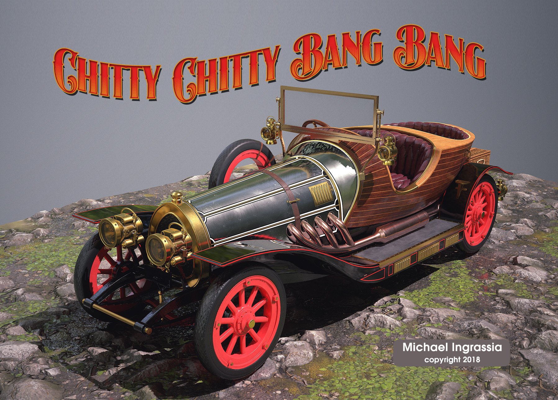 Chitty chitty bang bang diecast discount car