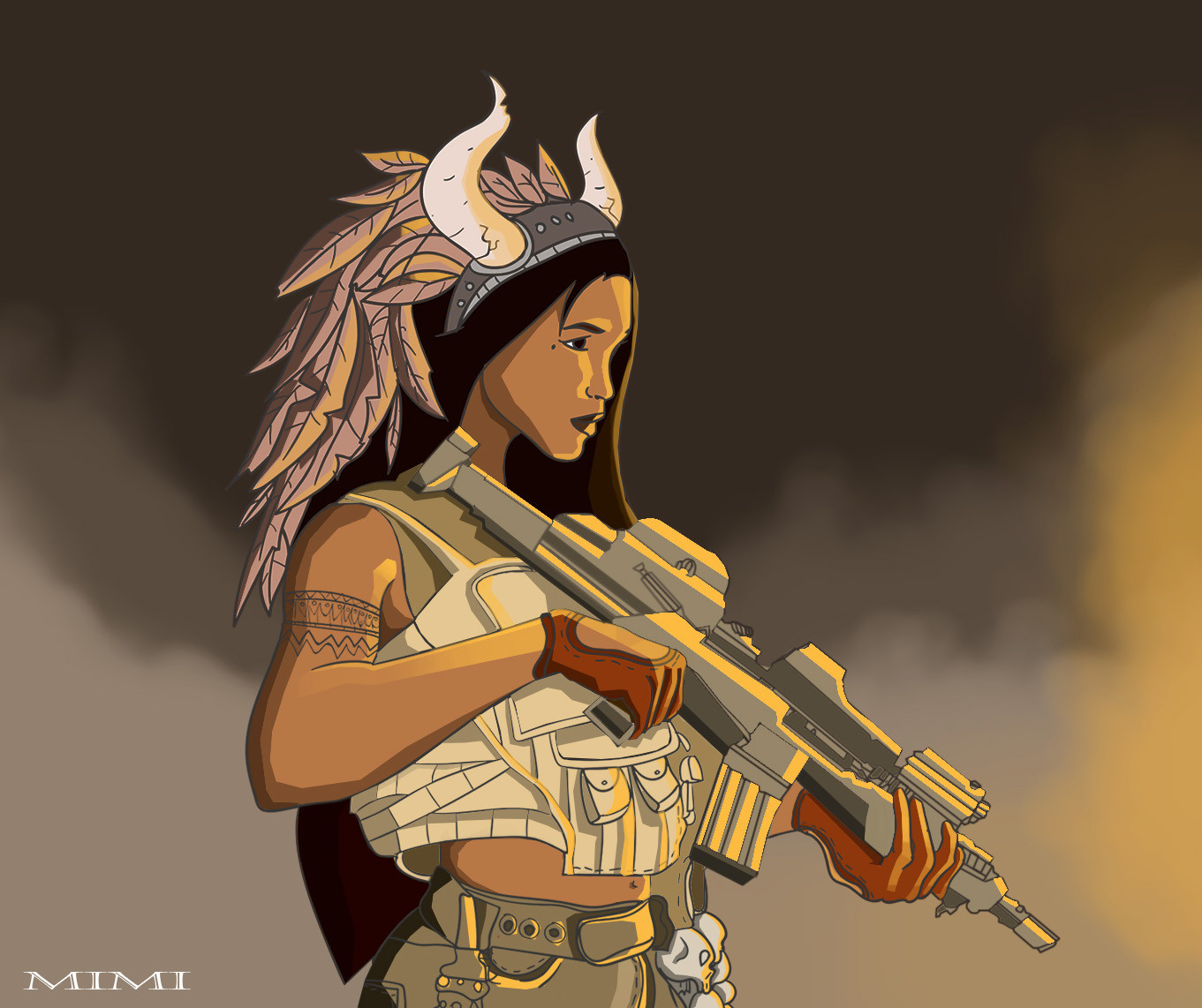 Artstation Native American Girl Mi Mi Artstation Native American Girl Mi Mi