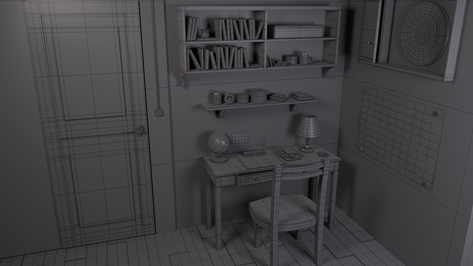 LIght intention, Wire render