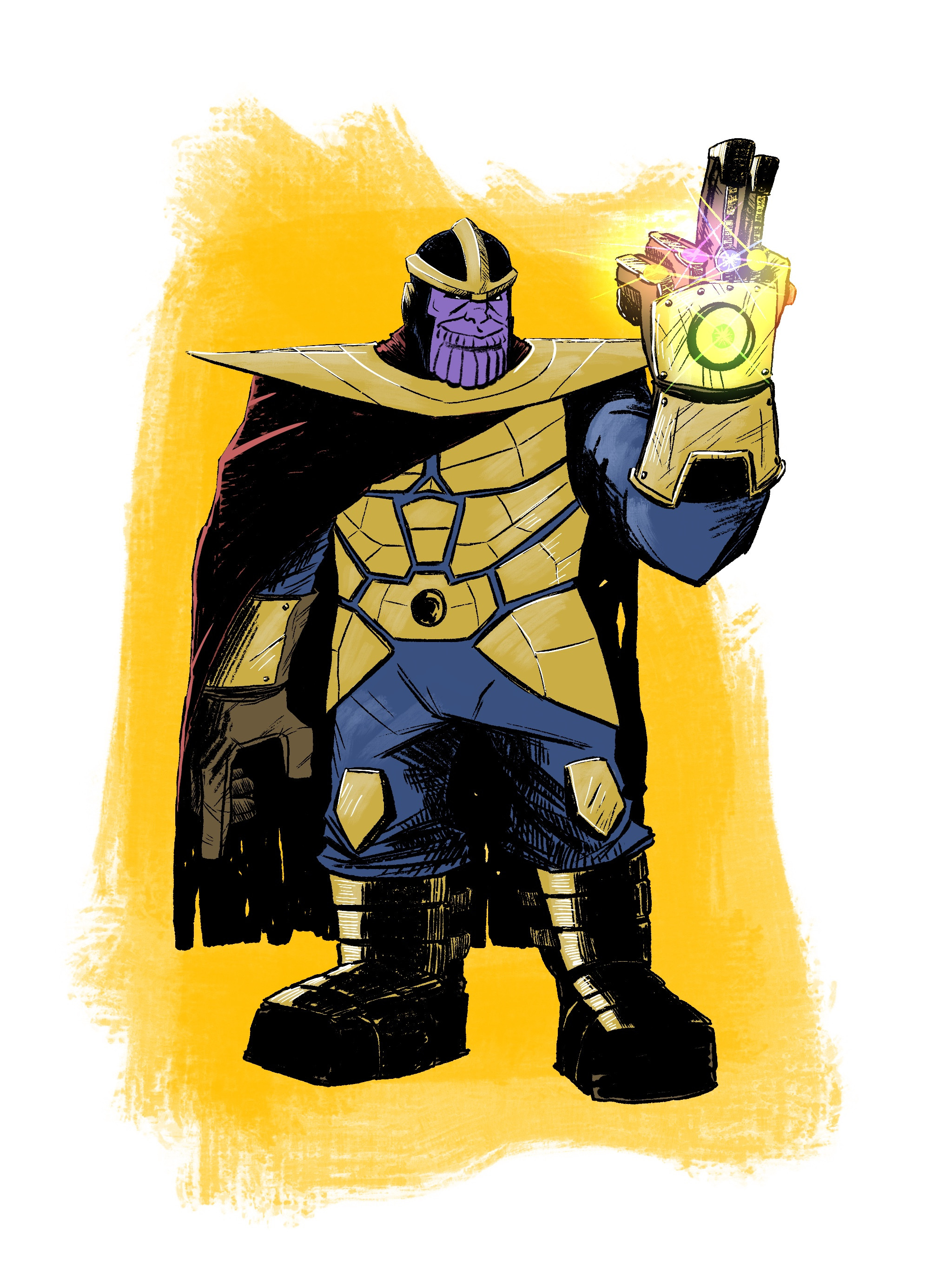 The Mad Titan, Thanos - Digital in Procreate