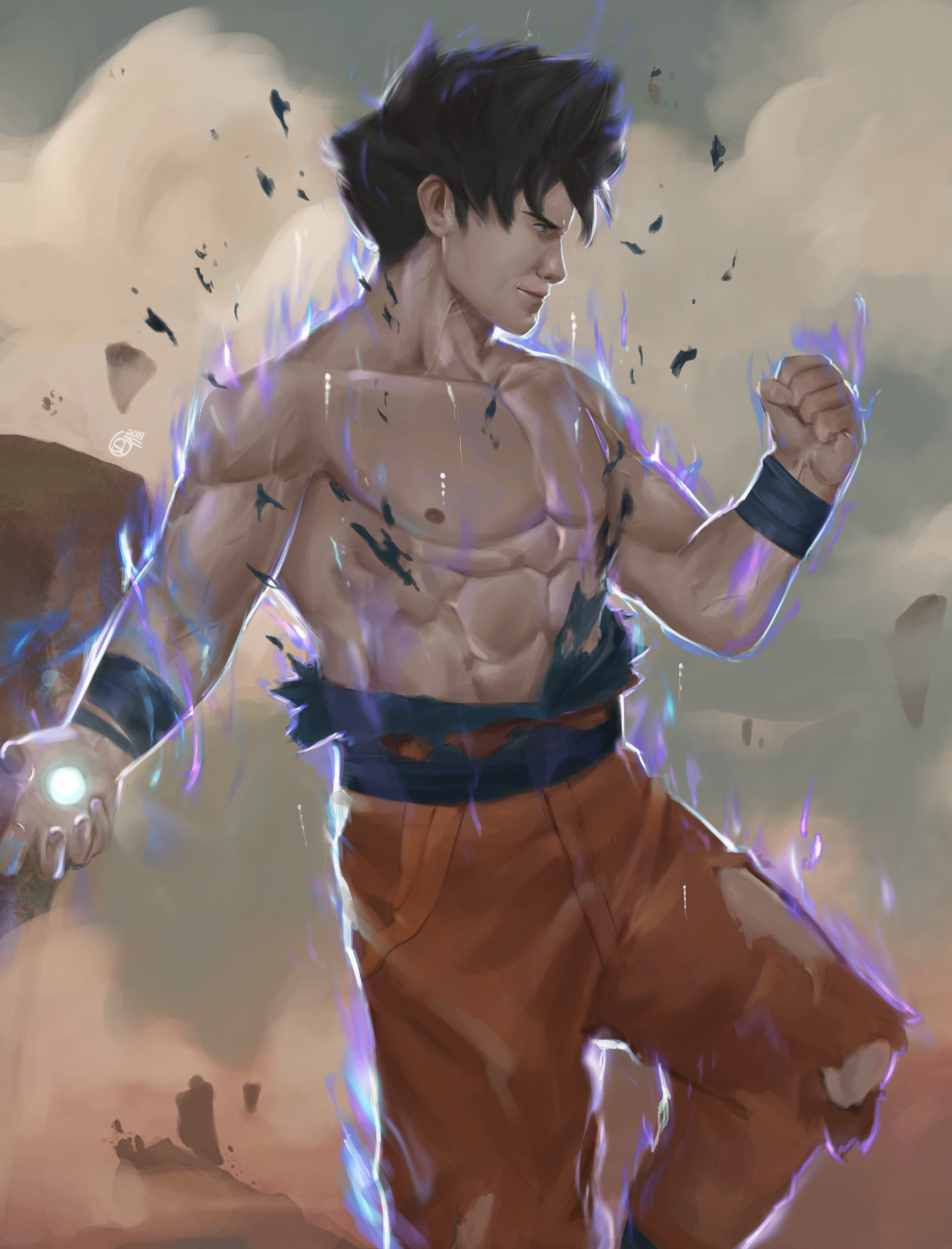 ArtStation - UI Omen Goku Study