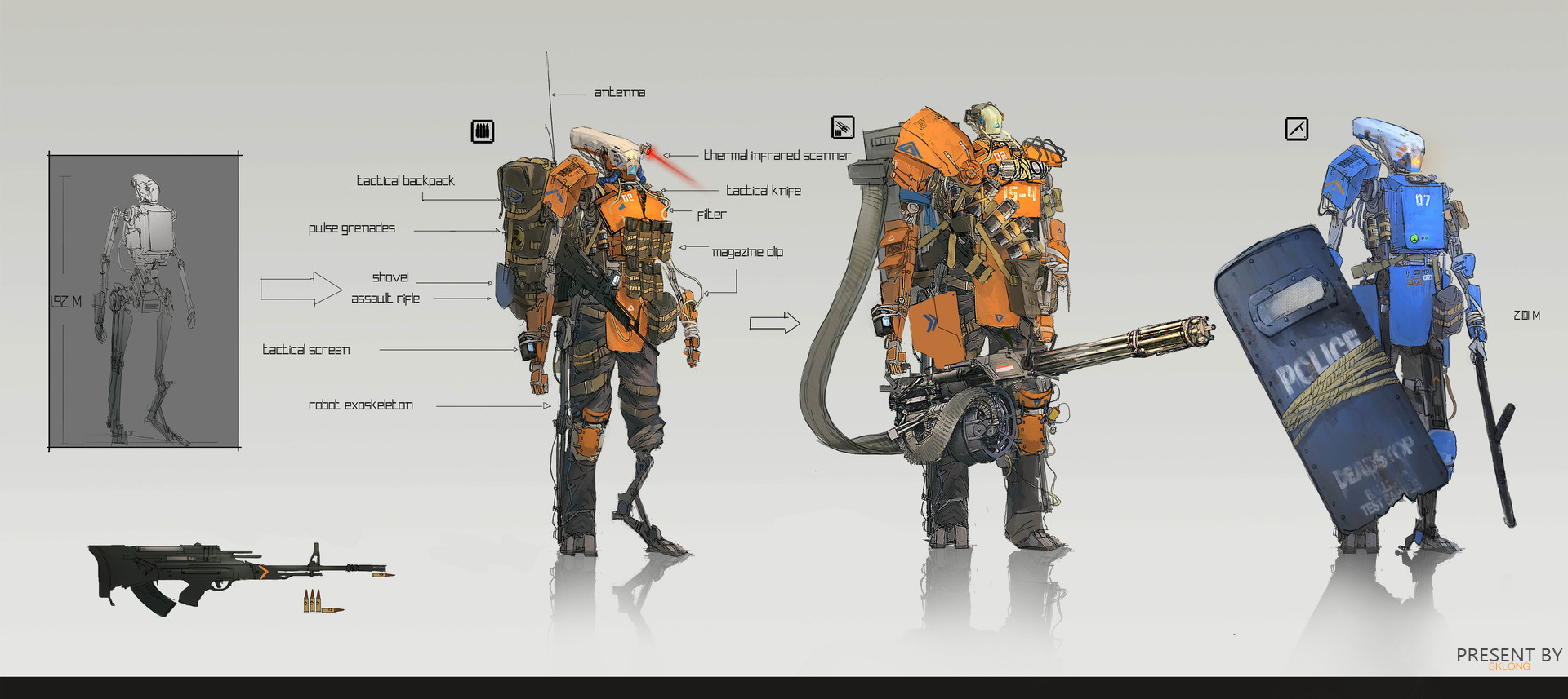 ArtStation - robot sketch