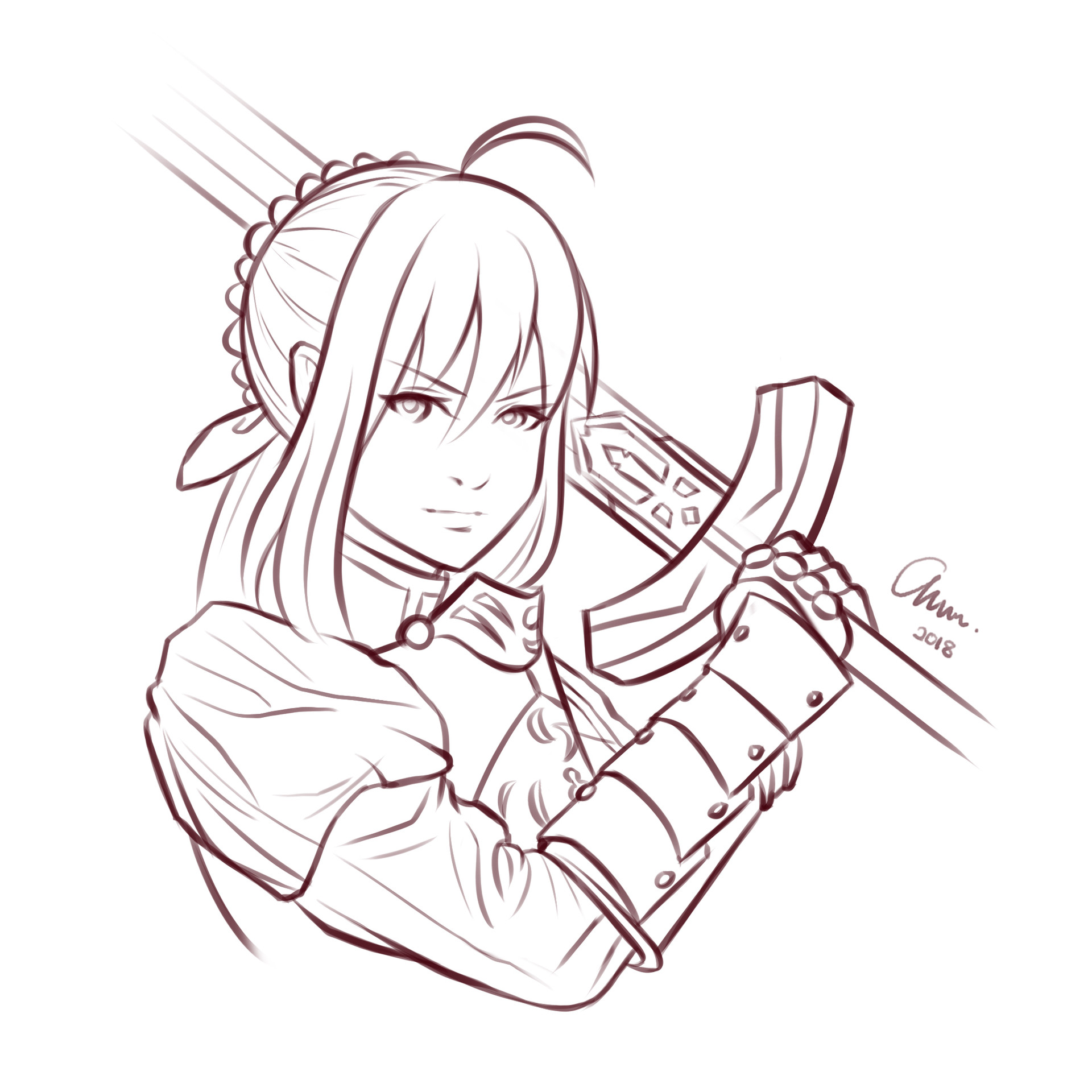 Arubin Chia Fate Stay Night Saber I followed some artist who drew fate stay night and fate grand order characters. arubin chia fate stay night saber
