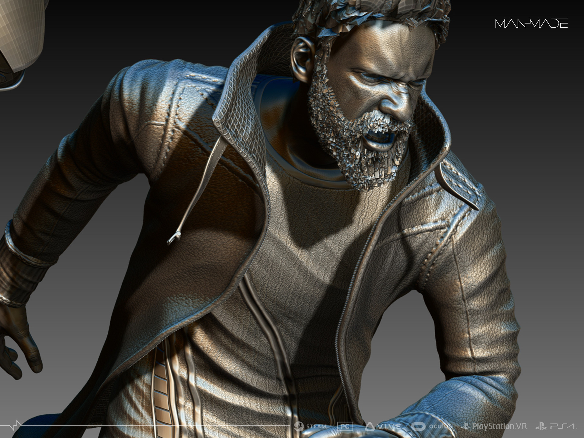 Bugra erke kaanstatue drone zbrush