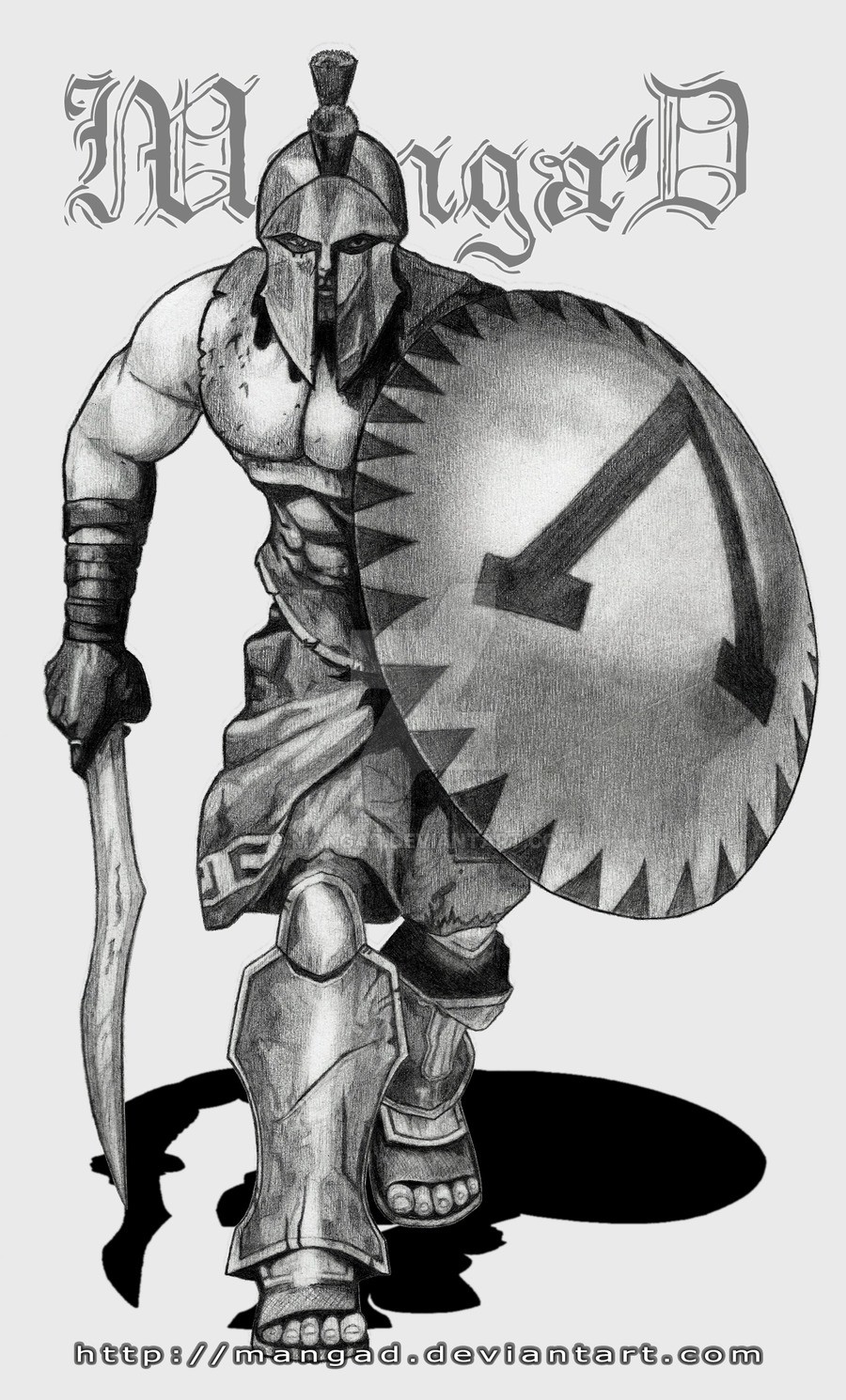 Spartan Warrior - drawing - YouTube