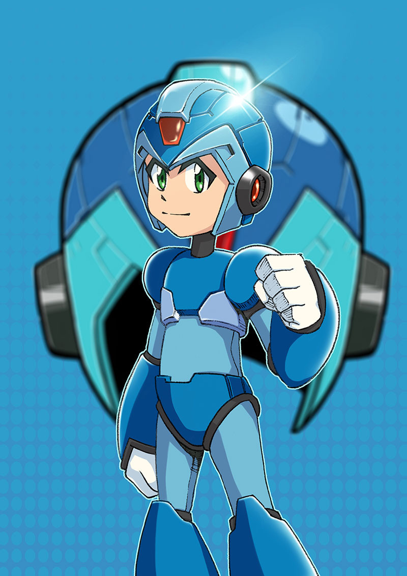 Artstation Rockman X A K A Megaman X Fanart Illustration Sie