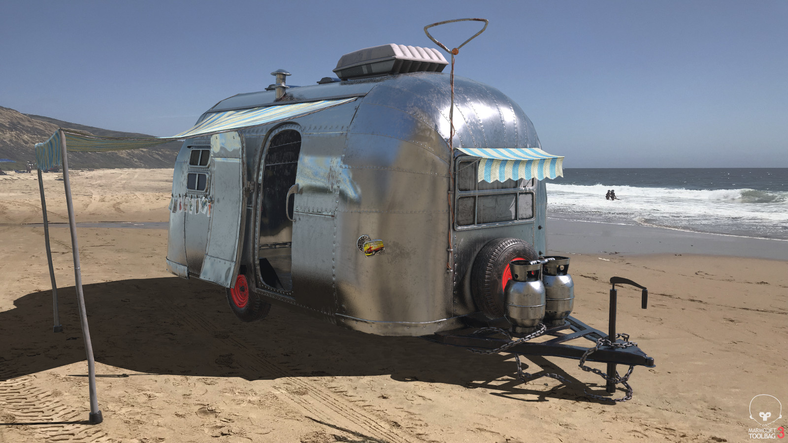 Final Camper with lighting and photo plate (hi res chain)