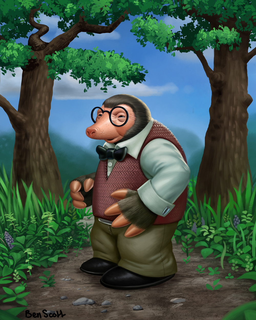 Benjamin Scott Mole Wind in the Willows