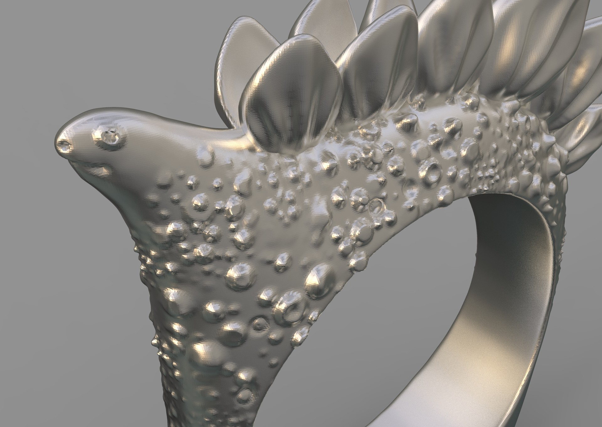 Stegosaurus ring clearance
