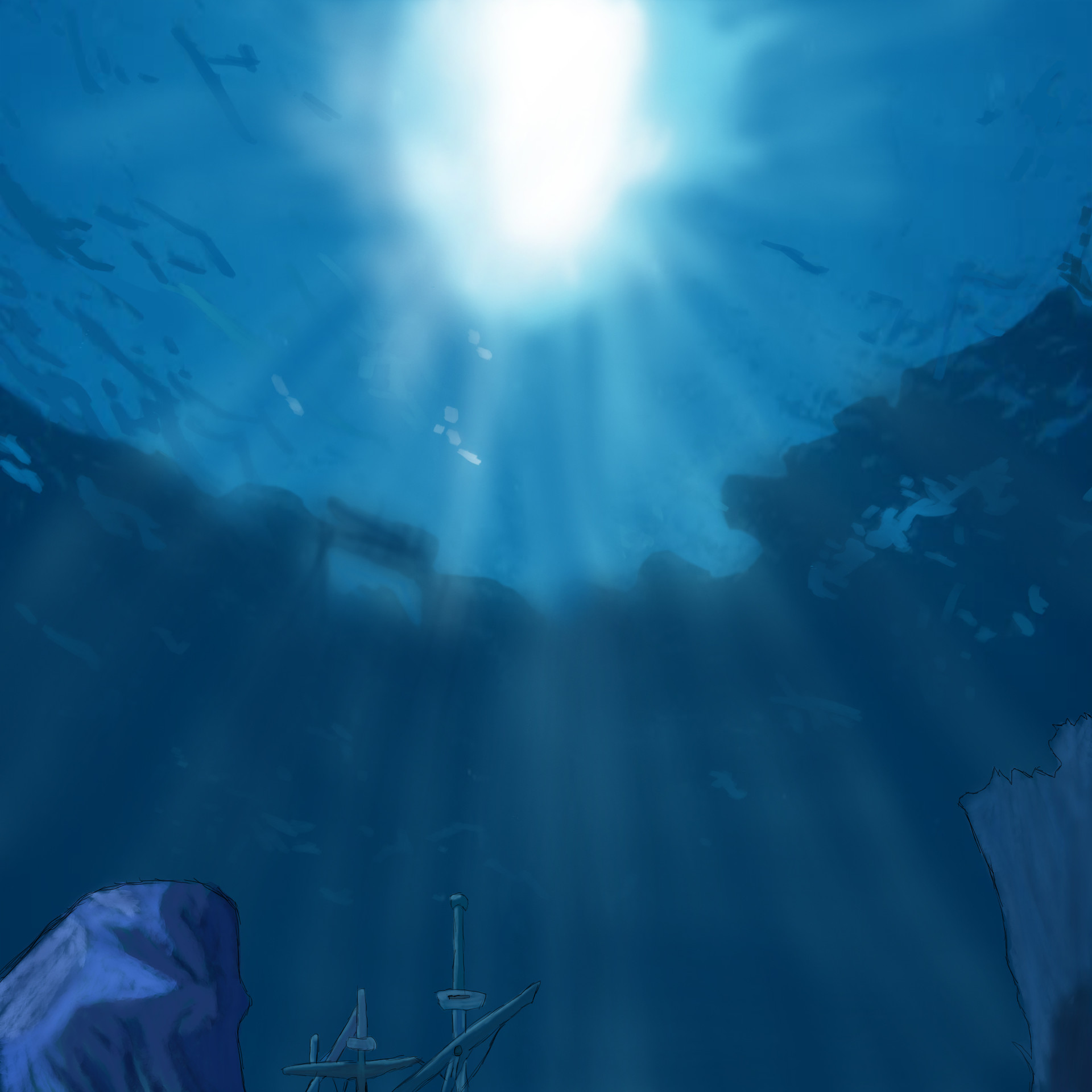 Underwater Movie Concept Art