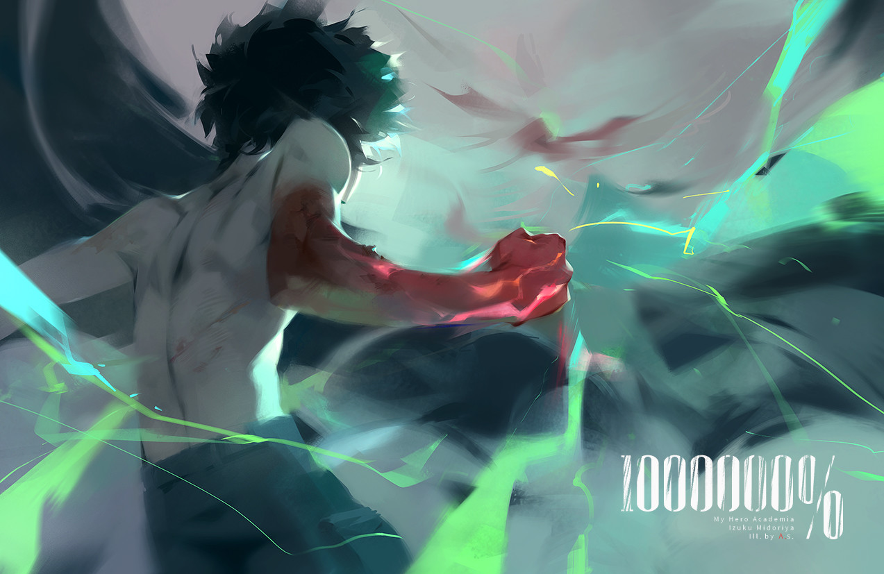 Artstation Izuku Midoriya Asen Liy