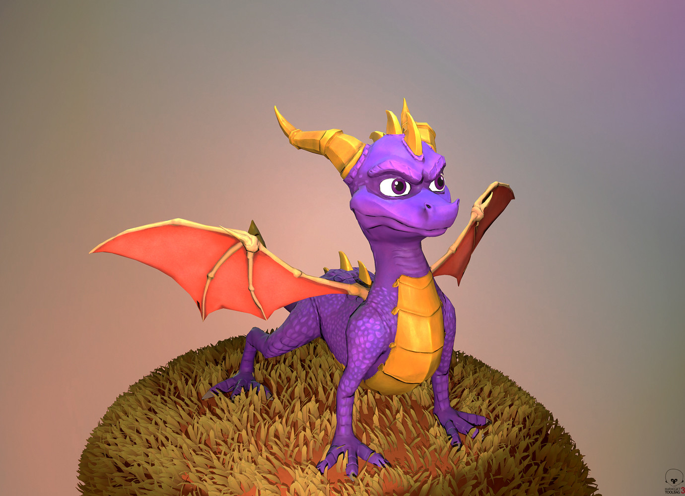 Spyro The Dragon Fan Art.